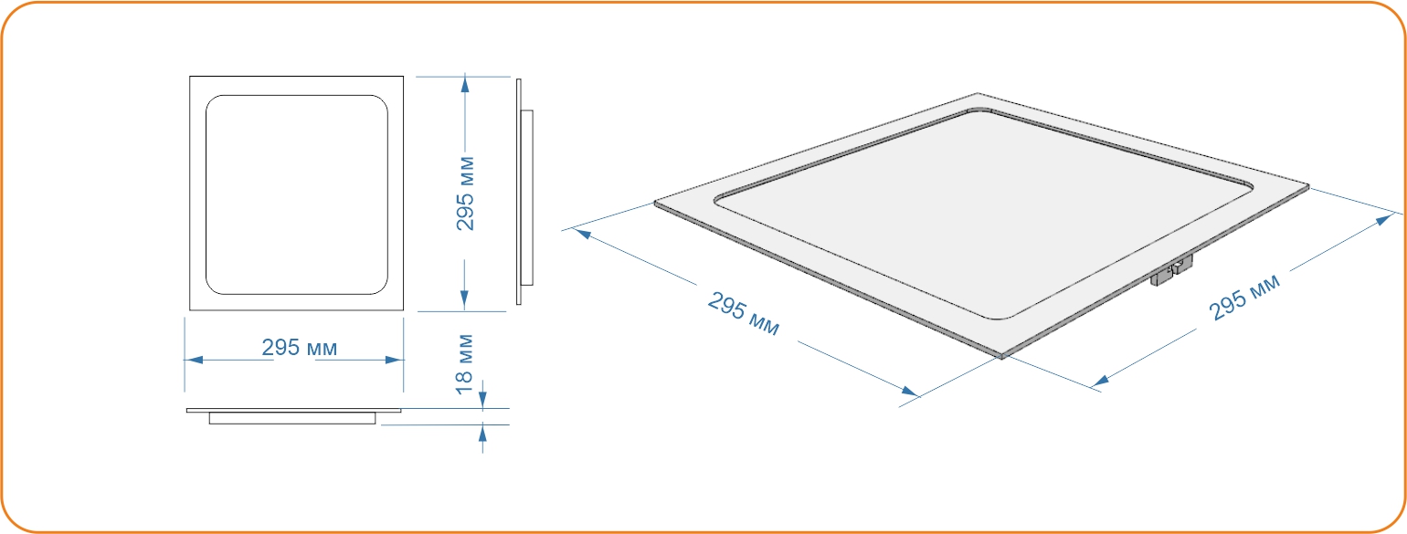 Схема светодиодной панели LC-PN-3030-24W